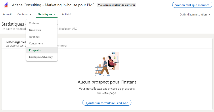 Illustration sur comment collecter des prospects sur LInkedIn